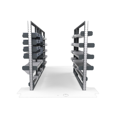 Electricians Van Shelving Package 01 - Ford Transit Medium Roof, 130&quot; Wheelbase